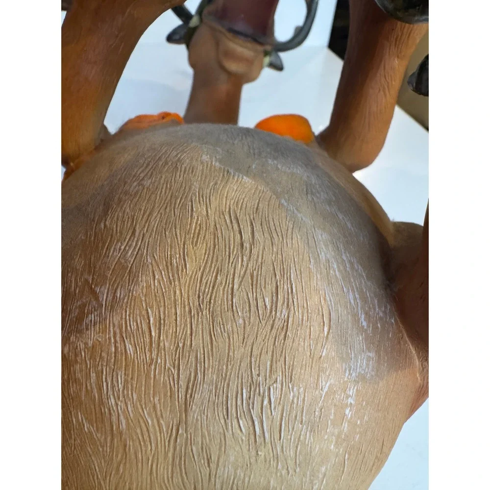 Funny Hunting Deer Wine Bottle Holder Hunter Deer Figurine Bar Decor Cabin Lodge